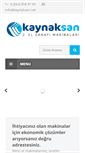 Mobile Screenshot of kaynaksan.net