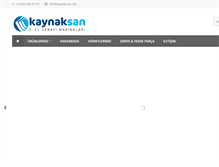 Tablet Screenshot of kaynaksan.net
